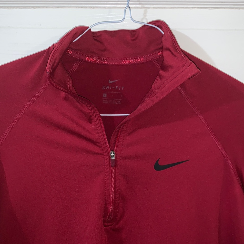 Nike sweater, dark red
